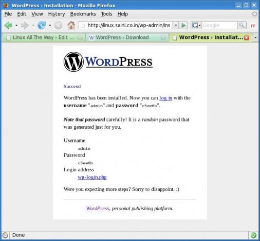 Wordpress Copy Password