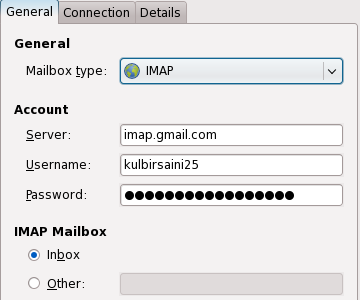 Mail Notification Gmail IMAP Account Mail Notification Gmail IMAP Account